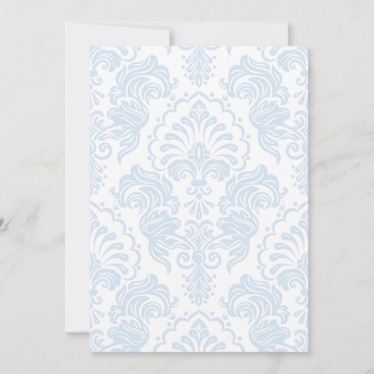 甘いサファリ動物ビンゴ赤ちゃんシャワーゲーム 招待状 (裏面)