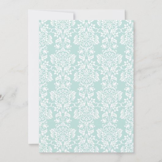 甘いサファリ動物ビンゴ赤ちゃんシャワーゲーム 招待状 (裏面)