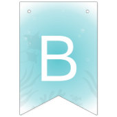 甘いサメの赤ちゃんシャワーのバンティングバナー バンティングフラッグ (第3の旗)