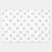 甘いサメの赤ちゃんシャワー包み紙シートセット ラッピングペーパーシート (正面3)