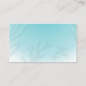 甘いサメ赤ちゃんシャワーおむつラッフル エンクロージャーカード (裏面)