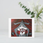 甘いサリー葉書 ポストカード (スタンド正面)