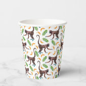 甘いサルがバナナをジャグリング 紙コップ (正面)