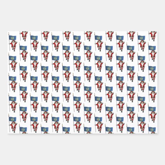 甘いサンタクロースがネブラスカを訪れる ラッピングペーパーシート (正面3)