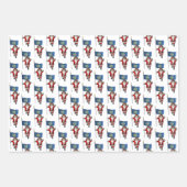 甘いサンタクロースがネブラスカを訪れる ラッピングペーパーシート (正面3)