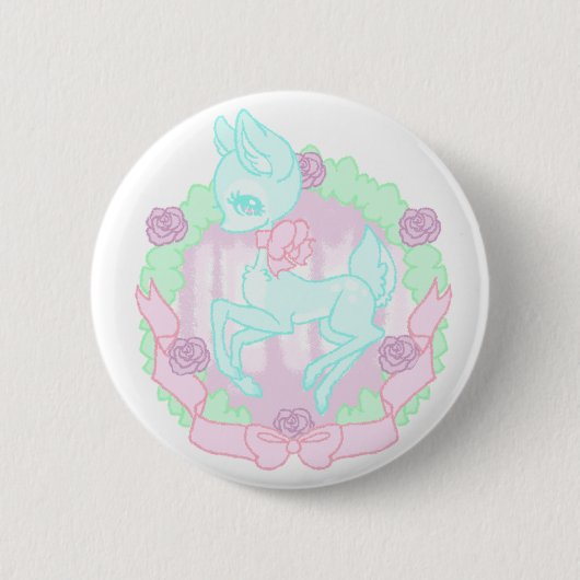 甘いシカPin 缶バッジ (正面)