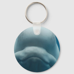 甘いシロイルカのクジラKeychain キーホルダー