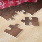 甘いシロップパンケーキ赤いベリーの食べ物|過去素朴記事 ジグソーパズル (側面)