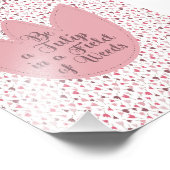 甘いシンプルピンクチューリップパターン – 全方向 フォトプリント            (角)