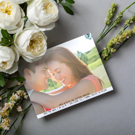 甘いシンプル写真の結婚式の日付を保存 招待状