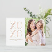 甘いシンプル |バレンタインデーのフォトカード シーズンカード (スタンド正面)