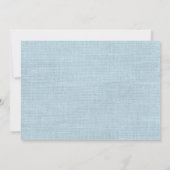 甘いジャングルアニマルズボーイズベビーシャワー招待状 招待状 (裏面)