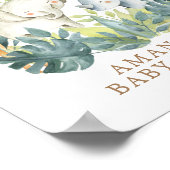 甘いジャングルウェルカムベビーシャワーポスター ポスター (角)