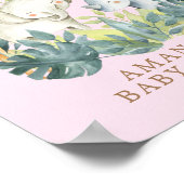 甘いジャングルウェルカムベビーシャワーポスター ポスター (角)