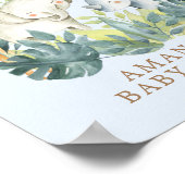 甘いジャングルウェルカムベビーシャワーポスター ポスター (角)