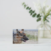 甘いジャーマン・シェパード犬の名刺 名刺 (スタンド正面)