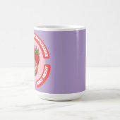 甘いジューシーいちご 夏の果物 コーヒーマグカップ (中央)