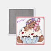 甘いジンジャーブレッドデザート マグネット (正面/裏面)