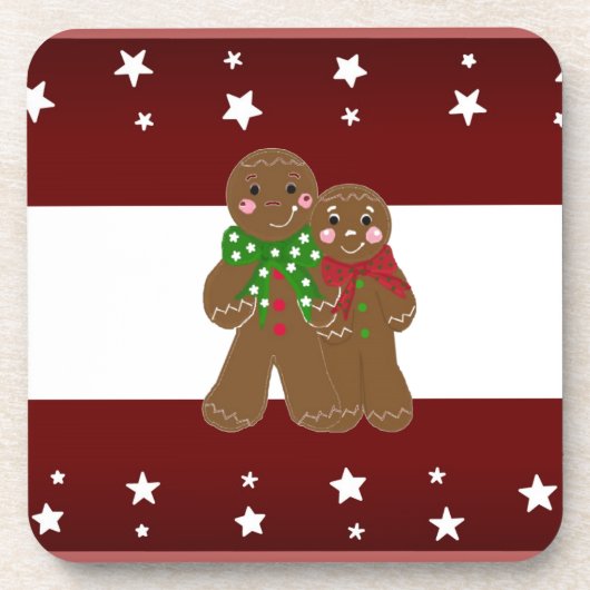 甘いジンジャーブレッドマン コースター (正面)