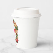 甘いジンジャーブレッドモノグラム 紙コップ (左)