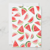 甘いスイカがやってくる 招待状 (裏面)