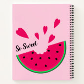 甘いスイカとハート、あなたのレシピ ノートブック (裏面)