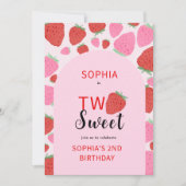 甘いスイカの誕生日招待状 招待状 (正面)