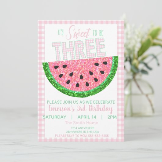 甘いスイカは3の女の子であるためにぴかぴか光ります 招待状 (スタンド正面)