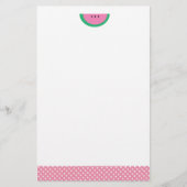 甘いスイカ 便箋 (正面)