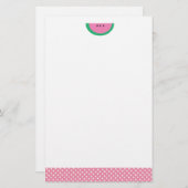 甘いスイカ 便箋 (正面/裏面)