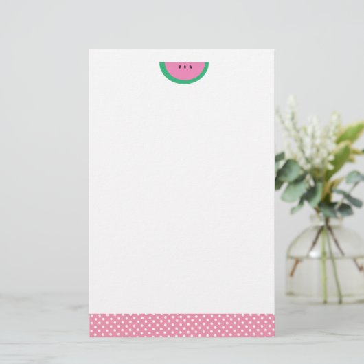 甘いスイカ 便箋 (スタンド正面)