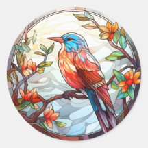 甘いステンドグラスのカワセミ