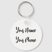 甘いステンドグラスのブルーバード キーホルダー (裏面)