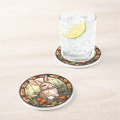 甘いステンドグラスバニーウサギ コースター (側面)