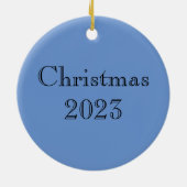 甘いステンドグラスフクロウ セラミックオーナメント (裏面)