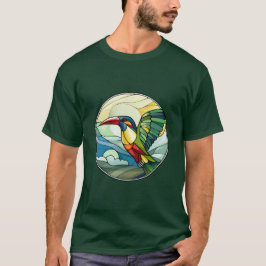 甘いステンドグラス唐鳥 Tシャツ