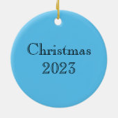 甘いステンドグラス雌鶏と雛 セラミックオーナメント (裏面)