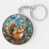甘いステンドグラス・リス キーホルダー (裏面)
