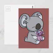 甘いスナグルズ！コアラ ポストカード (正面/裏面)