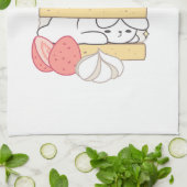 甘いスナグルズ:Buniberry Shortcake Delight キッチンタオル (折り畳み)