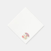 甘いスナグルズ：Buniberry Shortcake Delight スタンダードカクテルナプキン (角)