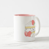 甘いスナグルズ：Buniberry Shortcake Delight ツートーンマグカップ (正面右)