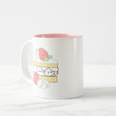 甘いスナグルズ：Buniberry Shortcake Delight ツートーンマグカップ (正面左)