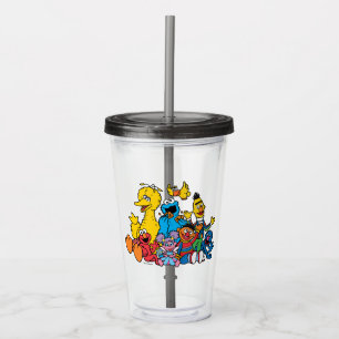甘いセサミストリートパルズ アクリルタンブラー
