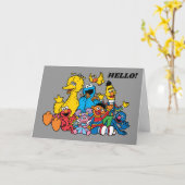 甘いセサミストリートパルズ カード (黄色い花)