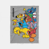 甘いセサミストリートパルズ フリースブランケット (正面)