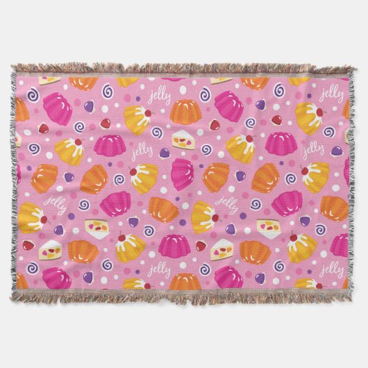 甘いゼリー模様 スローブランケット (正面)
