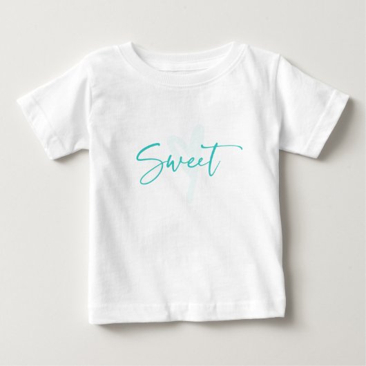 甘いタイポグラフィ ベビーTシャツ (正面)