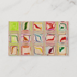 甘いタイルのガラスモザイクカスタムな名刺 名刺