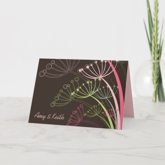 甘いタンポポの招待状/発表カード 招待状 (正面)